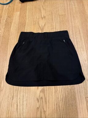 Kyodan Black Athletic Skort with Zip Pockets